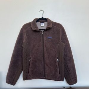 Chocolate Brown Patagonia, lined full zip
